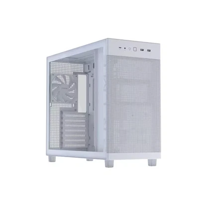 ASUS Prime AP303 Tempered Glass ATX Midi-Tower Gaming Gehäuse Weiß - Bild 1 von 4