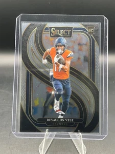 2024 Panini Select DeVAUGHN VELE (RC) Premier Level ROOKIE Card #150 Broncos - Picture 1 of 6