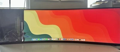 AOC Agon AG493UCX2 49" UltraWide DQHD 165Hz Gaming Monitor! Damaged Screen! - Image 1 of 4