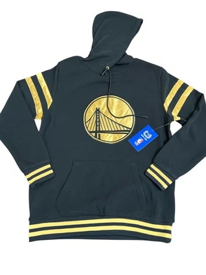 Golden State Warriors Hoodie Men’s Medium Black NBA Fan Gear New w/ Minor Flaw - Image 1 of 4