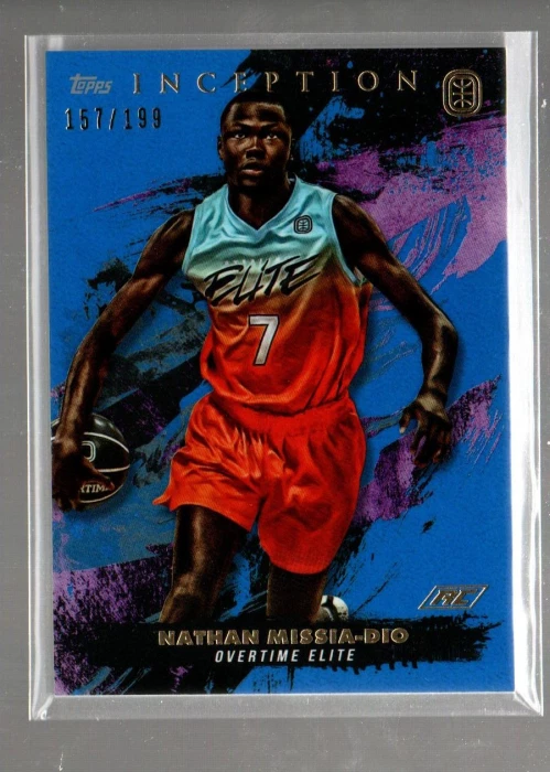 2021-22 Topps Inception Overtime Elite Blue #64 Nathan Missia-Dio /199  - Image 1 of 1