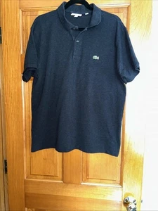 LACOSTE POLO HERREN CLASSIC FIT DUNKELGRAU FR 6 US XL - Bild 1 von 3