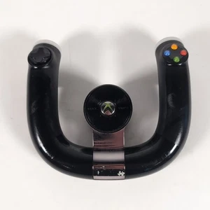 Microsoft Xbox 360 Wireless Speed Wheel Steering Wheel - 1470 Black - Picture 1 of 5