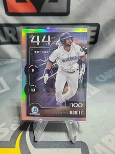 Lazaro  Montes 2025 Bowman Chrome " TOP 100 PROSPECT " BTP-44 - Picture 1 of 2