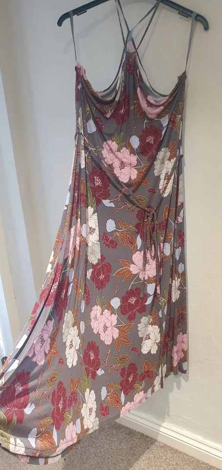 PRETTY NEXT BEACHWEAR HALTERNECK LIGHT & AIRY SUN DRESS PLUS SIZE 18 - Image 1 of 4