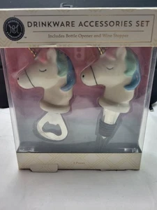 Wine Opener Set Modern Expressions Unicorn Drinkware Accessories NIB - Picture 1 of 4