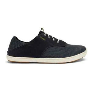 *Brand New* Olukai Nohea Moku Men's Size11 Slip-On Breathable Boat Shoes - Black - Picture 1 of 10