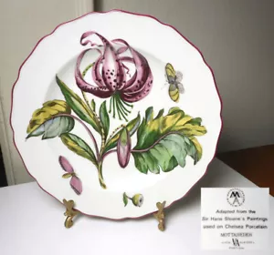 Plato de ensalada/postre Mottahedeh Chelsea Botanical 8 1/4", como nuevo - Imagen 1 de 1