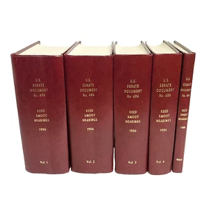 U.S. Senate Document No. 486 Reed Smoot Hearings 1906 (REPRINTS) Hardcover RARE - Picture 1 of 8