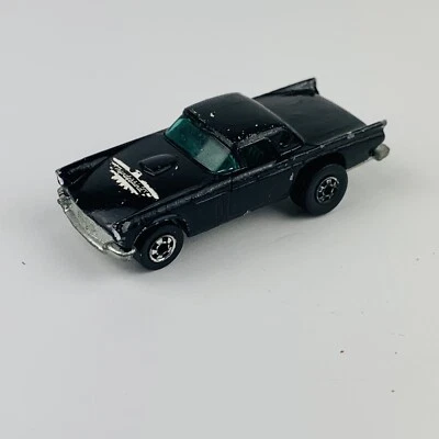 Hot Wheels Mattel Inc 1957 T-bird Hong Kong 1977 negro 1/64  Foto 1 de 4