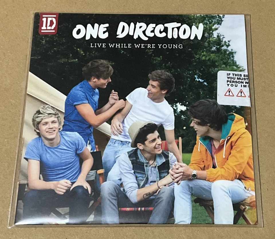 One Direction Live While We're Young Numbered Promo Cd 1D Liam Payne Louis Rare - Image 1 of 2