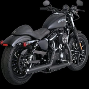 Vance & Hines HD Sportster 14-22 Twin Slash 3In PCX Slip-On Exhaust - Picture 1 of 1