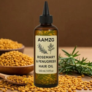 The Mane Attraction Extra Strength Rosemary + Fenugreek Infused Hair Growth Oil - Picture 1 of 5