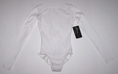 Theatricals Dancewear Leotardo Body Manga Larga Espalda en V TH5560 Nuevo Con Etiquetas Mujeres Foto 1 de 4