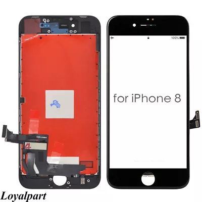 Screen Replacement For iPhone 8 Black LCD Touch Digitizer Assembly Display US - Image 1 of 4