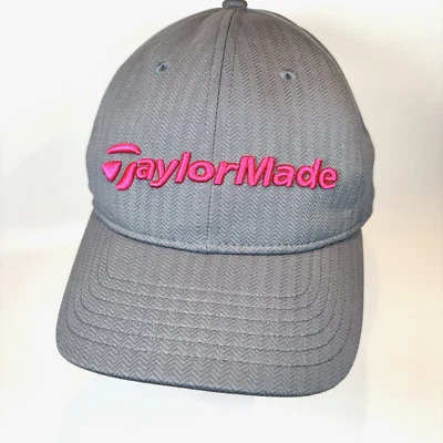 Gorra TaylorMade Golf Para Mujer Niñas Gris Espiga y Rosa - Correa Trasera OSFA Foto 1 de 4