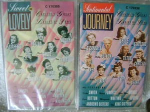 Sweet and Lovely & Sentimental Journey Capitol's Great Ladies of Song cassettes - Picture 1 of 3