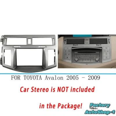 9 inch Car Stereo Radio Silver Fascia Panel Frame For TOYOTA AVALON 2006-2010 — 第 1/4 张图片