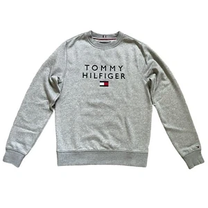 NWT Tommy Hilfiger Mens Embroidered Chest Logo Fleece Crewneck Sweatshirt All Sz - Picture 1 of 28