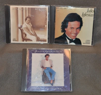 Julio Iglesias 3 CD lot - Starry Night - Non Stop - 1100 Bel Air Place FREE SHIP - Image 1 of 4