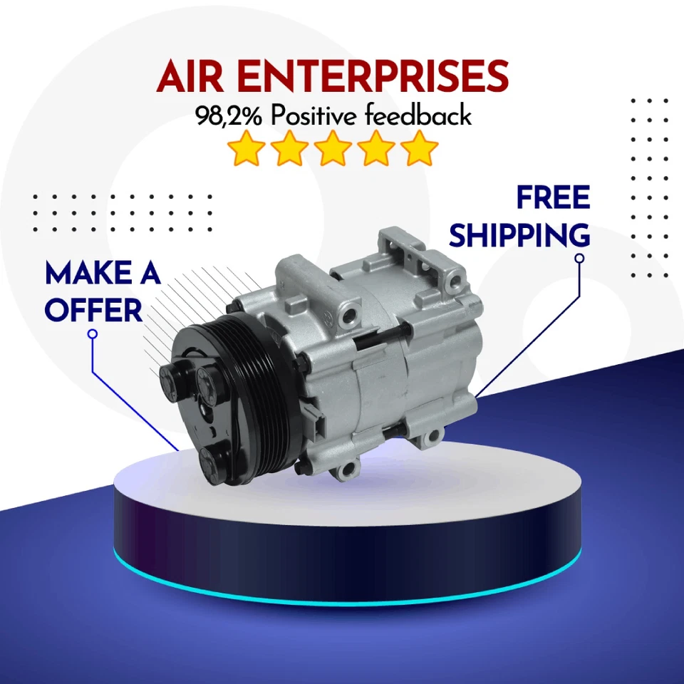 Compressor A/C Fit Ford Taurus 2001-2007, Mercury Sable 2001-2005 - Image 1 of 1