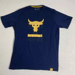 Chicago Bulls Tee Shirt Mens XL Blue Heatgear Under armour NBA Basketball Sports - Picture 1 of 6