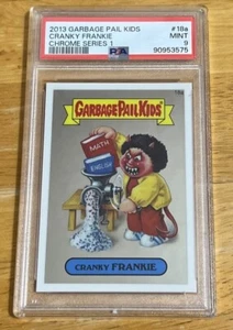 2013 Garbage Pail Kids  Chrome Series 1 Cranky Frankie #18a PSA 9 MINT - Picture 1 of 2