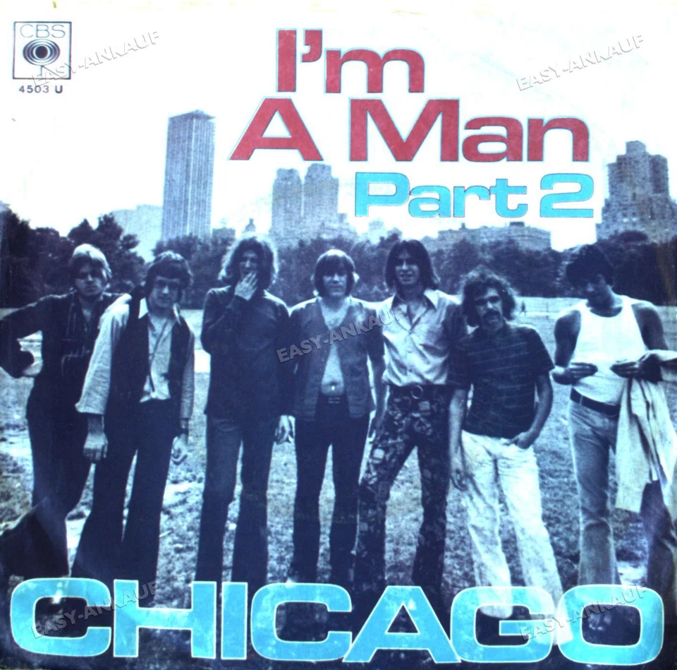 Chicago - I'm A Man - Part 1 / I'm A Man Part 2 7in 1969 (VG/VG) . - Image 1 of 1