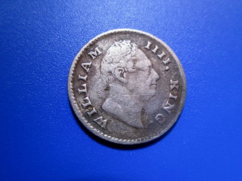 India (East India Company) 1/4 Rupee SILVER William IV (Great Britain) KM 448 Cover