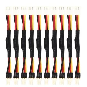 10 Stück praktische Schrittmotorkabel 3PIN Lüfterwiderstandskabel Kunststoff für - Bild 1 von 6