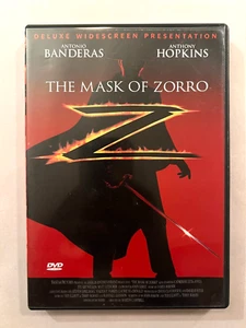 The Mask of Zorro (DVD, 1998, Deluxe Widescreen Presentation) Antonio Banderas - Picture 1 of 3