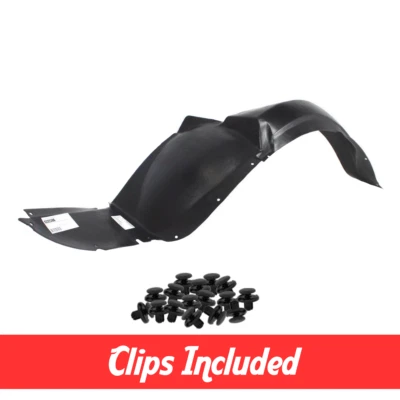 Left Fender Liner w/ Clips For 2005-2010 Chevrolet Cobalt 07-09 G5 GM1250121 - Image 1 of 4