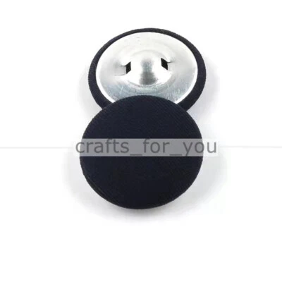 10pcs Metal Fabric Studs Shank Buttons Round Sewing Crafts For Clothing/Bag - Image 1 of 4