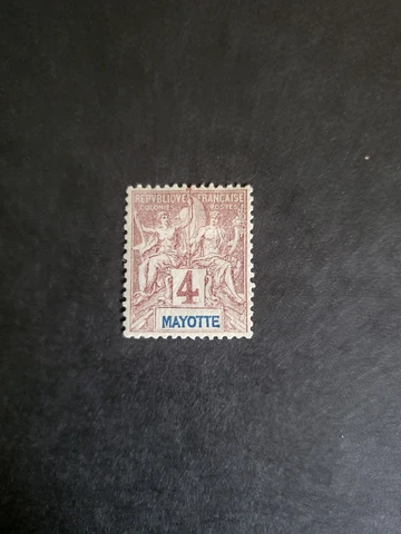 Stamps Mayotte 3 hinged Cover