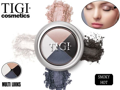 2-Pack TIGI High Density Quad Eyeshadow Smoky Hot MS-64160 Matte & Shimmer - Image 1 of 4