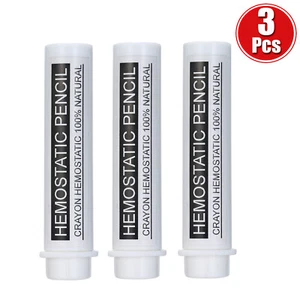 Pen Type Styptic Pencils Bloodstone Stops Cuts Bleeding Shaving Cut Stick - Picture 1 of 7