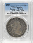 New Listing1797 Draped Bust Silver Dollar $1 9x7 Stars Ll Pcgs Fine Details Damage 80690036