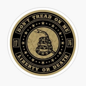 Don't Tread On Me 1776 vinyl Sticker Laptop Window Gadsden Flag 2nd Guns - Picture 1 of 1