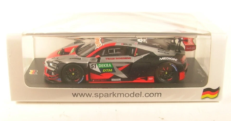 Audi R8 LMS GT3 No.51 Team Rosberg DTM 2021 (Nico Müller) 1:43 Spark - Image 1 of 1