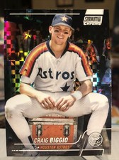 CRAIG BIGGIO HOF 2022 Topps Stadium Chrome Xfractor Refractor SP CENTERED MINT