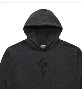 SUDADERA CON CAPUCHA FLASH HSTRY NAS ELVIS TCB. S. PEQUEÑO AP-0053-SM. LAVADO NEGRO. 🔥NUEVO CON ETIQUETAS🔥 - Imagen 1 de 6