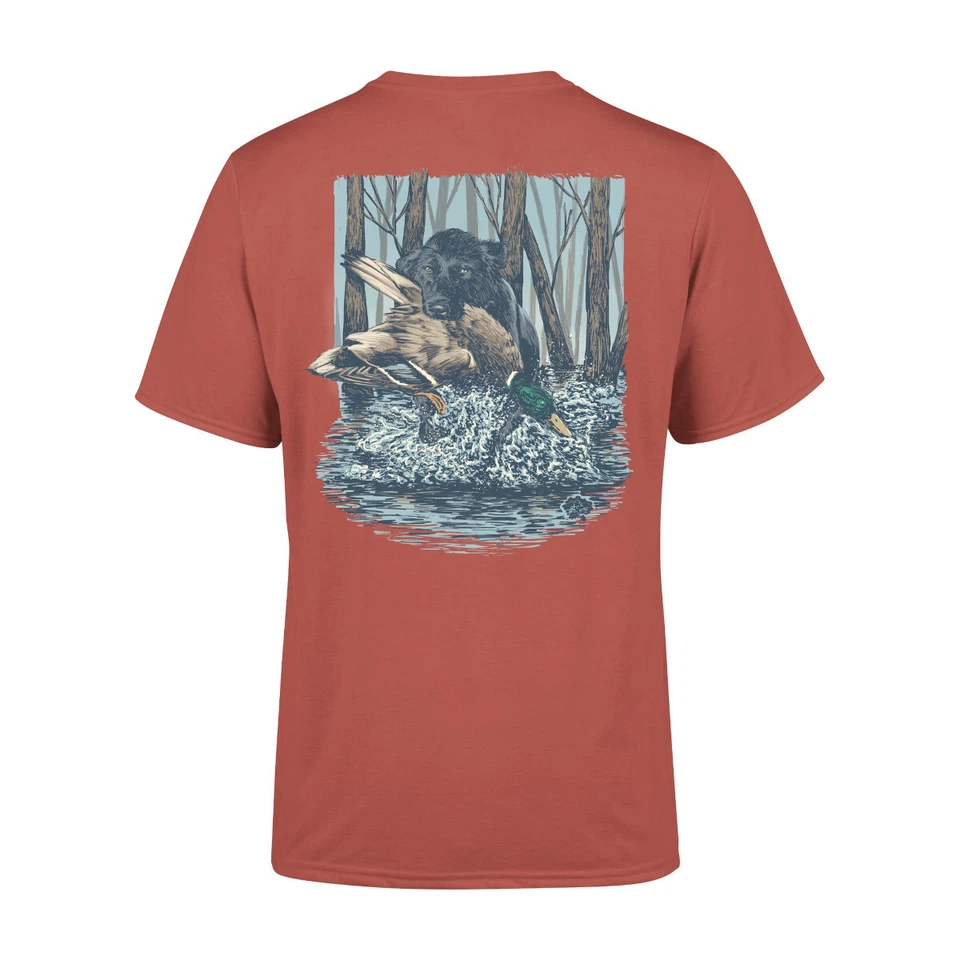 Молодежная футболка с коротким рукавом Rolling Thunder Black Lab & Mallard - Изображение 1 из 1