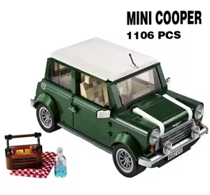 LEGO MOC Mini Cooper 10242 Creator Car Building Bricks Blocks Set New (NOT LEGO) - Picture 1 of 7