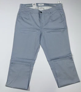 Pantalón Chino $205 BRAX Cádiz Ultraligero Calce Recto Para Hombre Talla 36x34 Azul Elastizado - Imagen 1 de 7