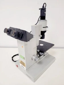 Leitz Diavert Inverted Microscope w/ 3 x Objectives Lab - Picture 1 of 24