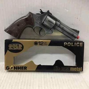Gonher Gold Collectibles 12 Shot Die Cast Police Pistol ~ NIB - Picture 1 of 4