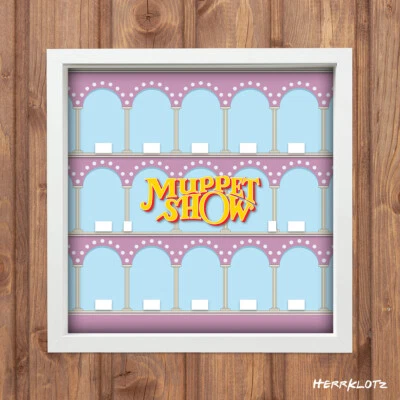 Displayrahmen für LEGO® Muppets (71033) - Motiv: Theater - Bild 1 von 4