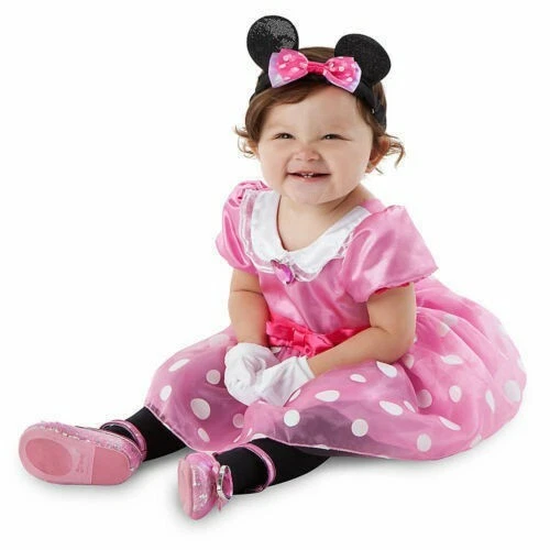 Disney Store Minnie Mouse Bebé Disfraz Vestido Talla 12-18 M Foto 1 de 4