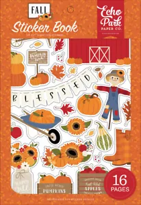 Libro de pegatinas álbum de recortes Echo Park Paper FALL - Imagen 1 de 2