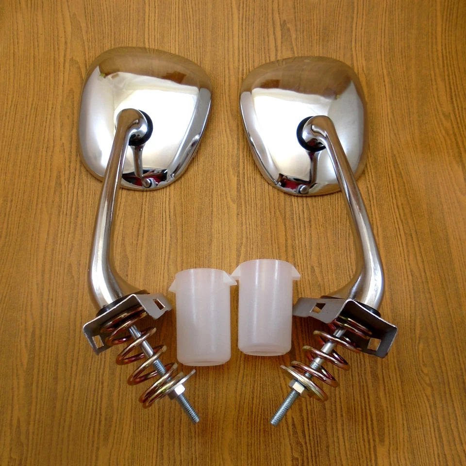 PARA TOYOTA COROLLA KE70 KE75 TE75 1979-84 PAR DE ESPEJOS RETROVISORES GUARDABARROS CROMADOS DIESTRO/DERECHO Foto 1 de 4